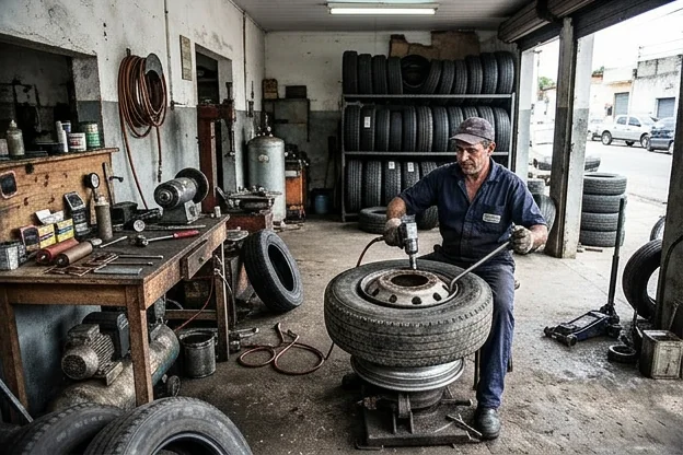 Materiais para manutenção de pneus em Santo Antônio de Jesus.